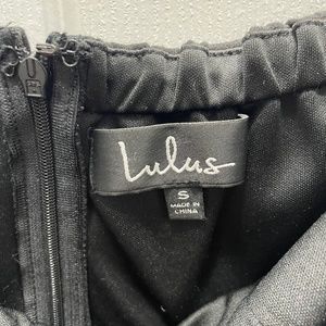 Lulus Black Strapless Dress